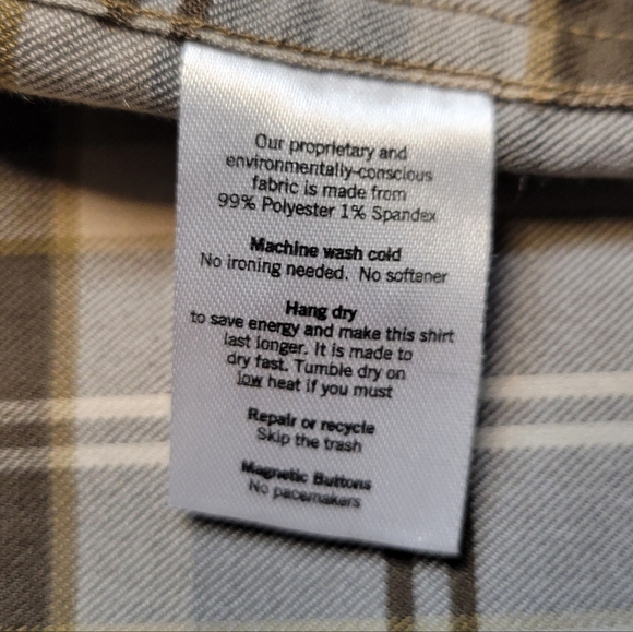 Poncho medium flannel long sleeve - Picture 8 of 14